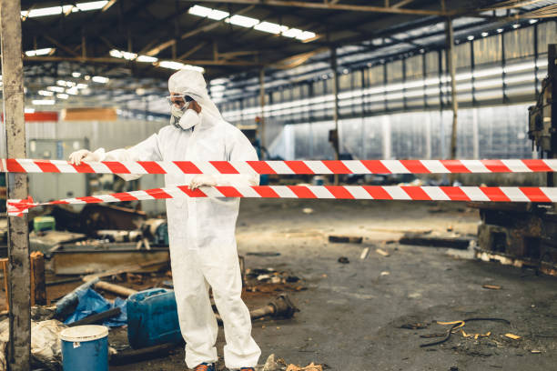 Professional Drug Lab Cleanup technician working in Graham, NC